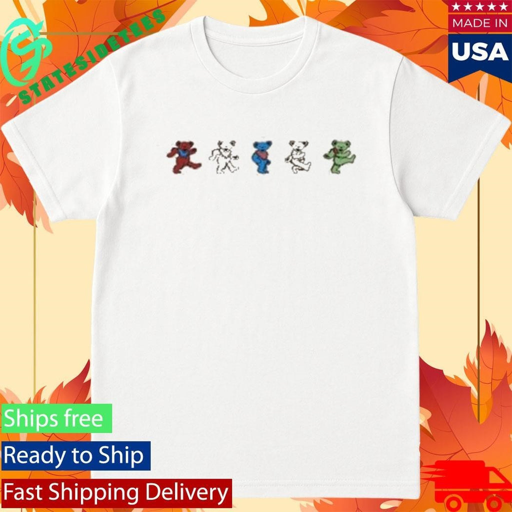Grateful Dead Marching Bears Shirt Unisex , , , Long Sleeve Tee