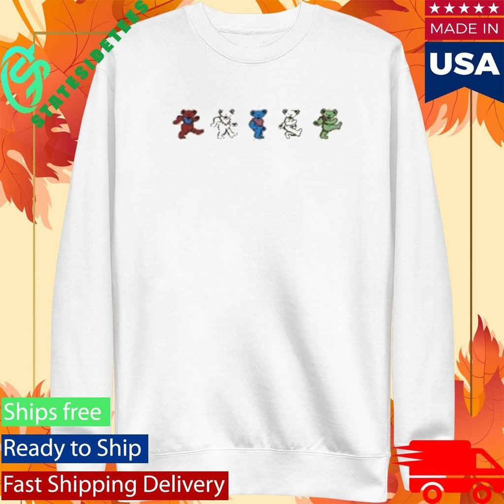 Grateful Dead Marching Bears Shirt Unisex , , , Long Sleeve Tee
