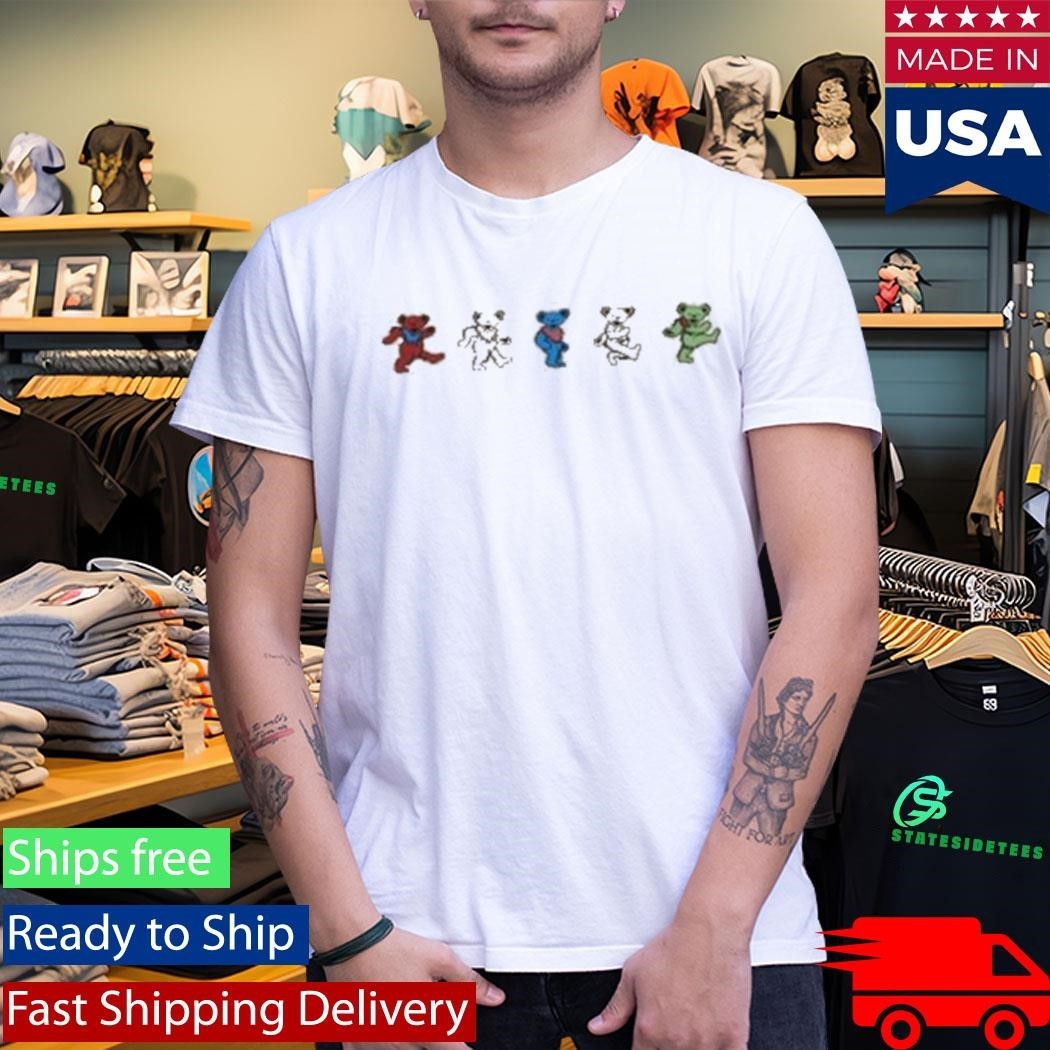 Grateful Dead Marching Bears Shirt Unisex , , , Long Sleeve Tee