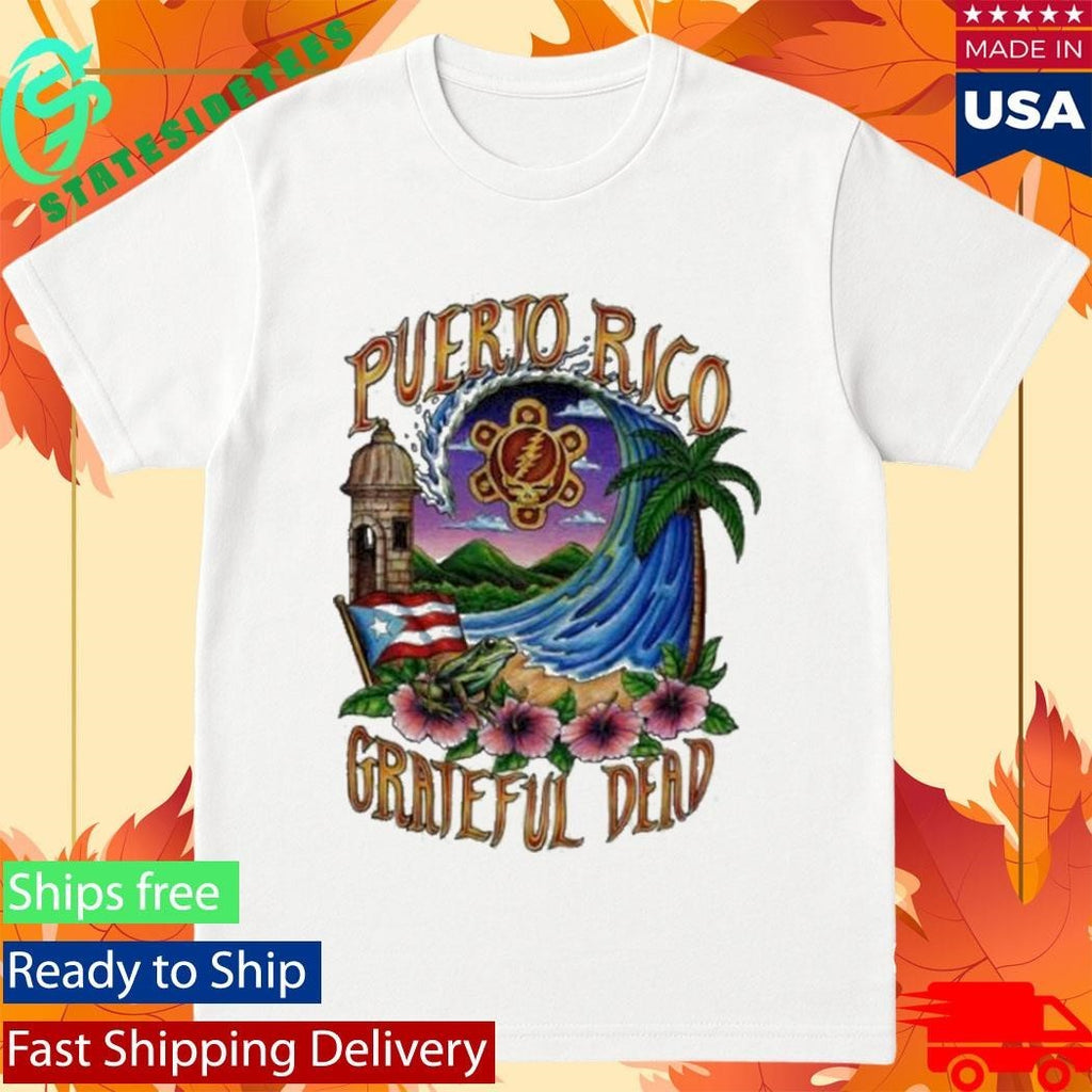 Grateful Dead Puerto Rico United States Of Dead Unisex , , , Long Sleeve Tee