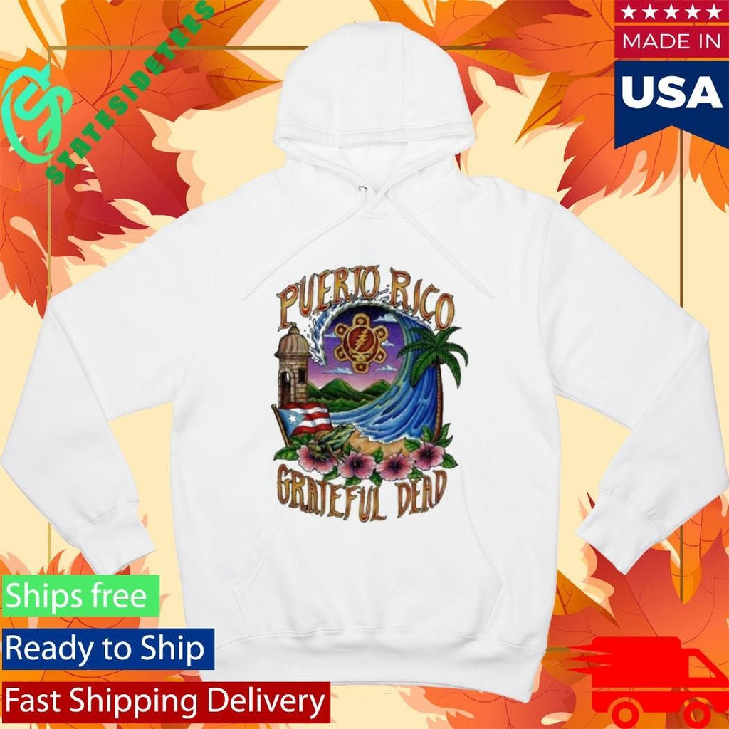 Grateful Dead Puerto Rico United States Of Dead Unisex , , , Long Sleeve Tee