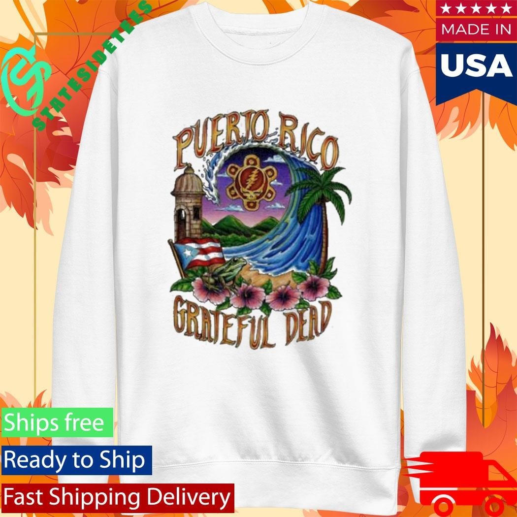 Grateful Dead Puerto Rico United States Of Dead Unisex , , , Long Sleeve Tee