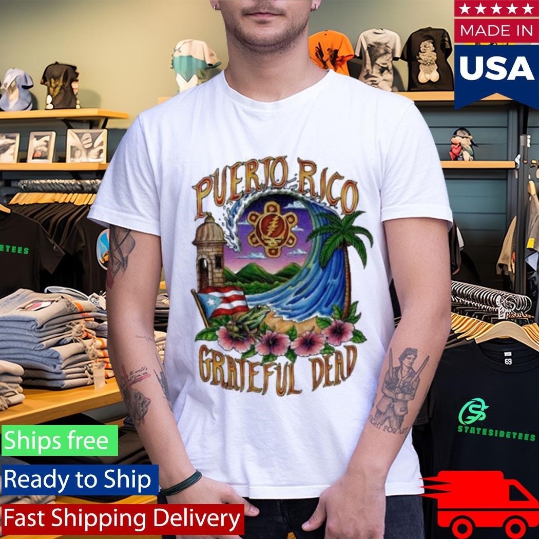 Grateful Dead Puerto Rico United States Of Dead Unisex , , , Long Sleeve Tee