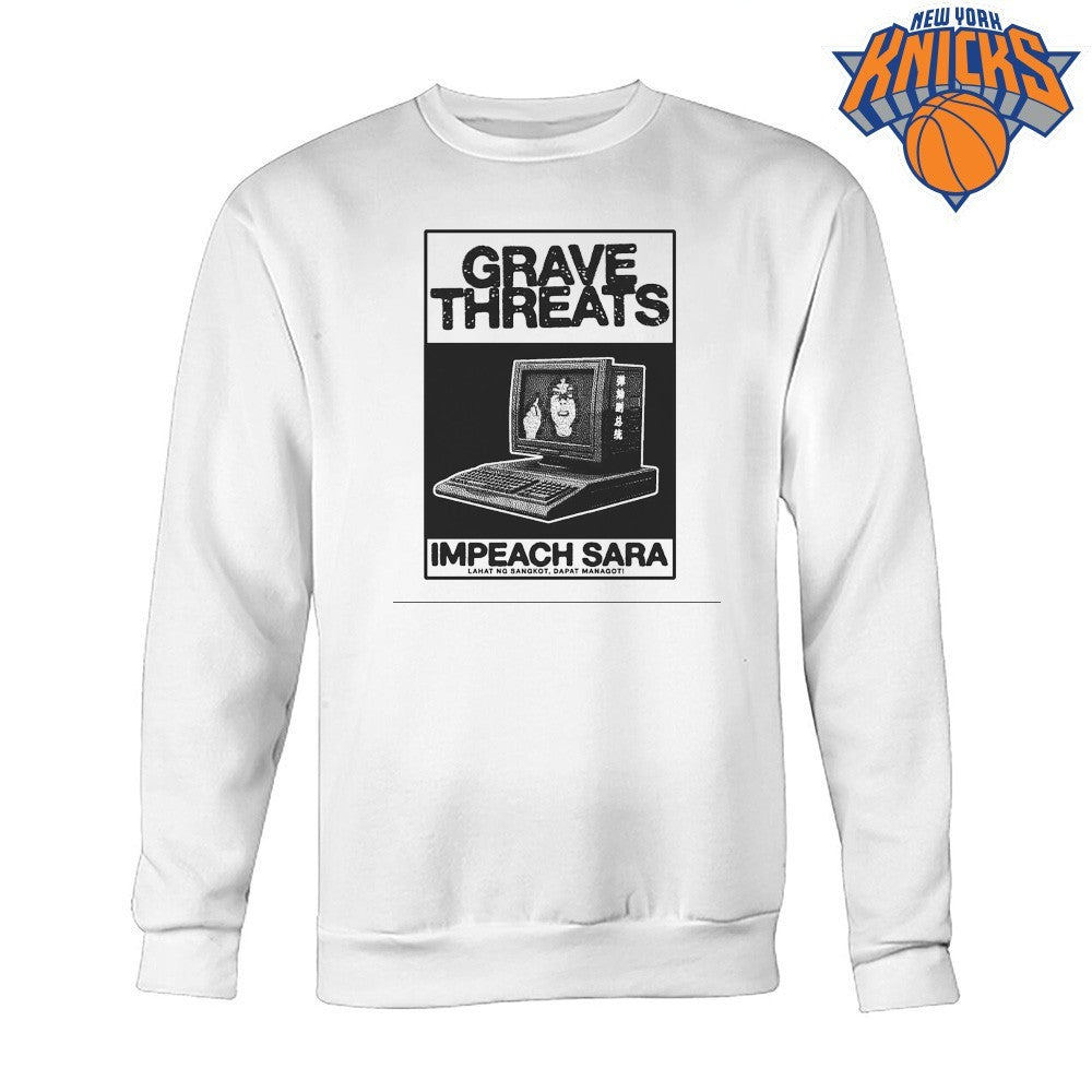 Grave Threats Impeach Sara Lahat Ng Sangkot Dapat Managot Computer Vintage Shirt