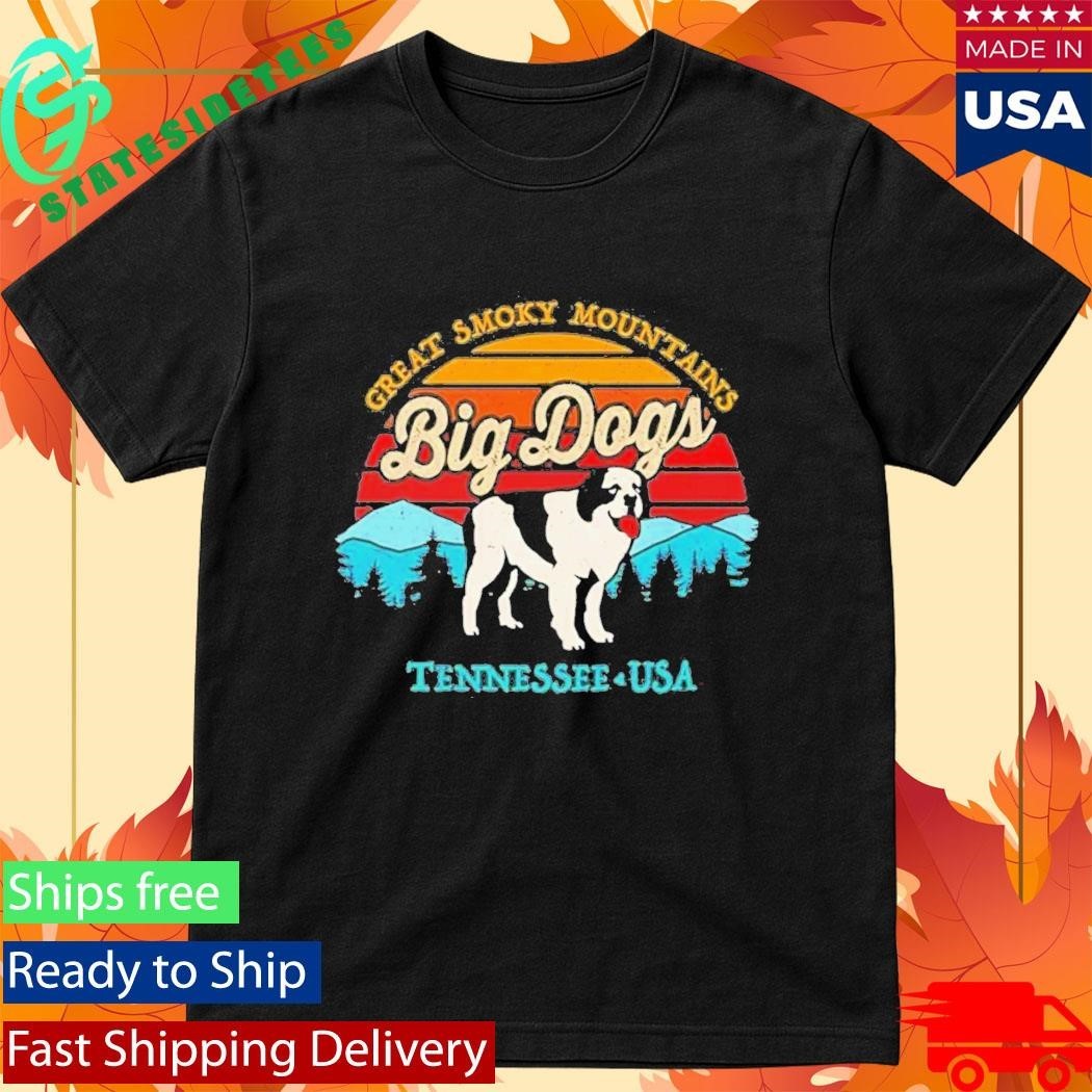 Great Smoky Mountains Big Dogs Tennessee Usa Shirt Unisex , , , Long Sleeve Tee