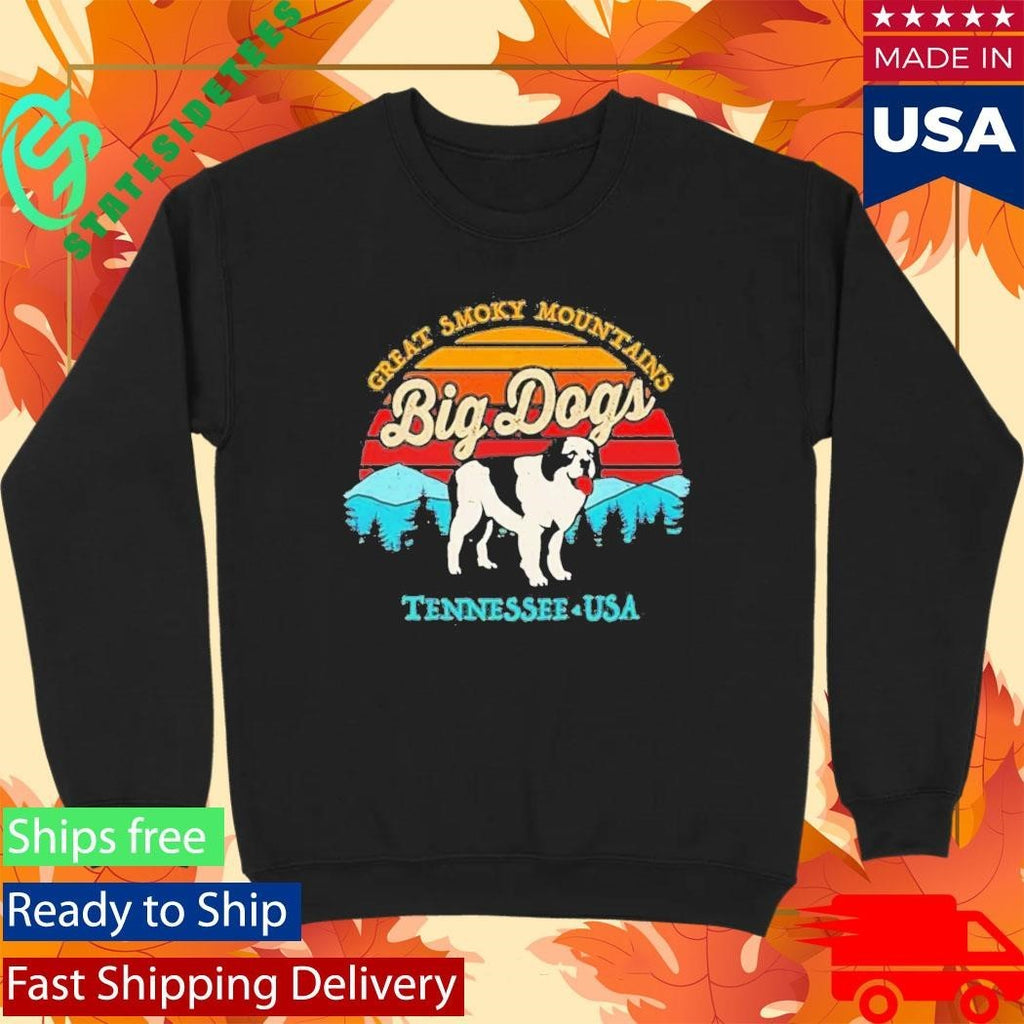 Great Smoky Mountains Big Dogs Tennessee Usa Shirt Unisex , , , Long Sleeve Tee