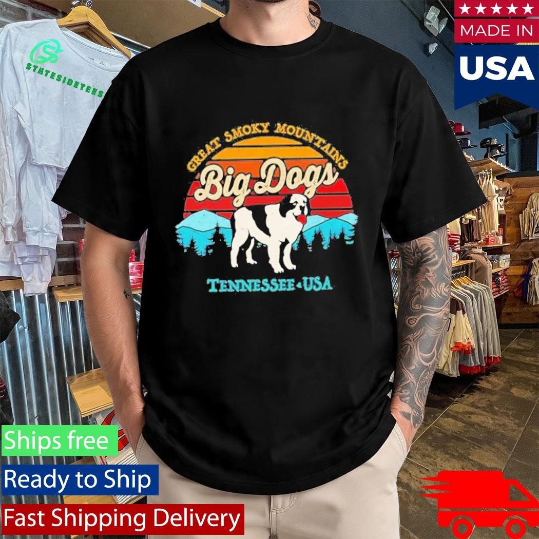 Great Smoky Mountains Big Dogs Tennessee Usa Shirt Unisex , , , Long Sleeve Tee