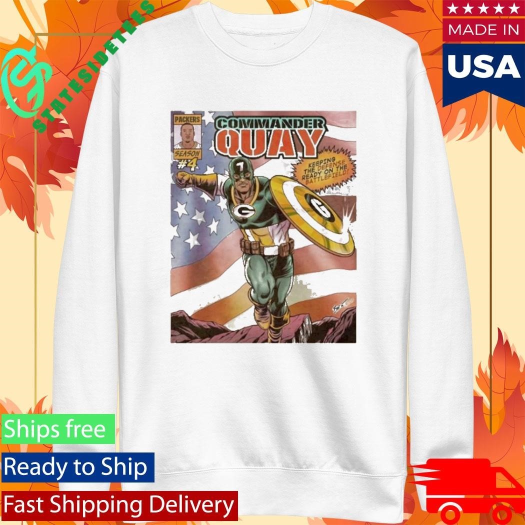 Green Bay Packers Commander Quay Walker Shirt Unisex , , , Long Sleeve Tee