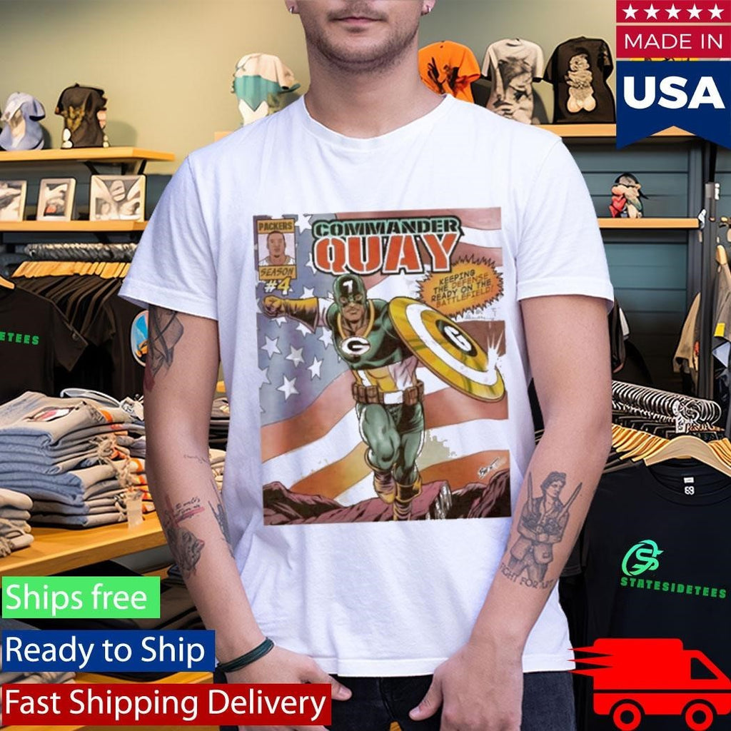Green Bay Packers Commander Quay Walker Shirt Unisex , , , Long Sleeve Tee