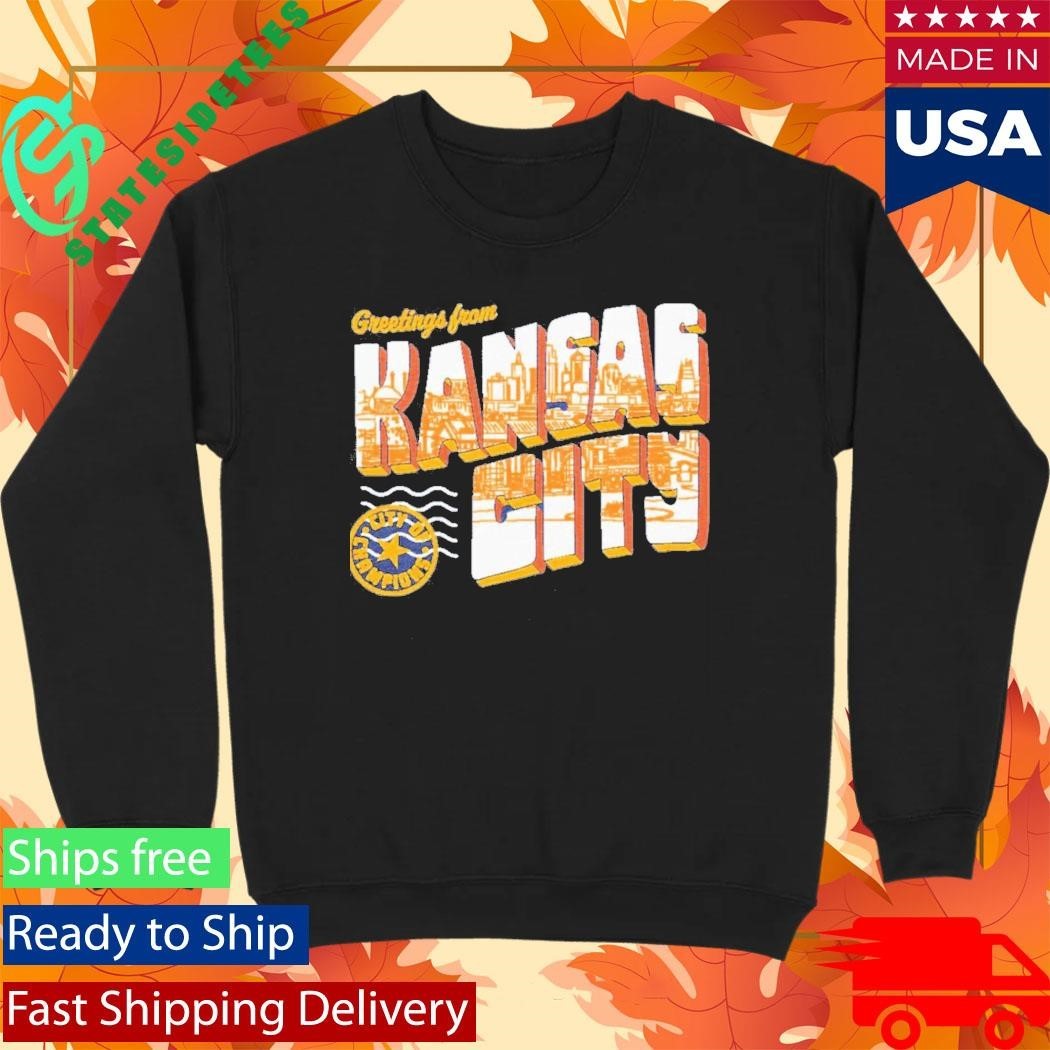 Greetings From Kansas City Shirt Unisex , , , Long Sleeve Tee