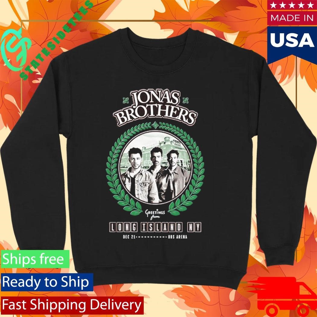 Greetings From Your Hometown Elmont, NY Crew Jonas Brothers Shirt Unisex , , , Long Sleeve Tee