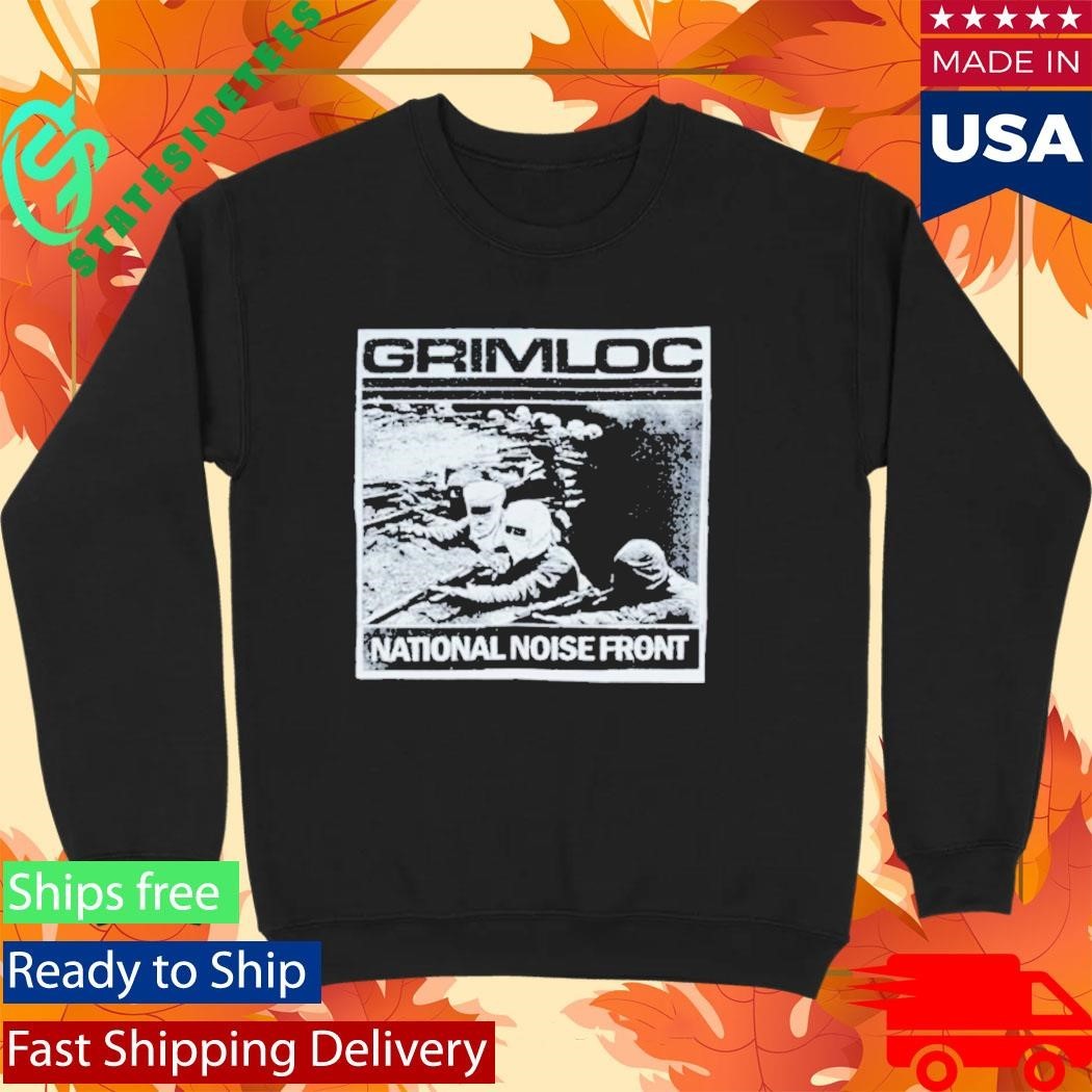 Grimloc National Noise Front Shirt Unisex , , , Long Sleeve Tee