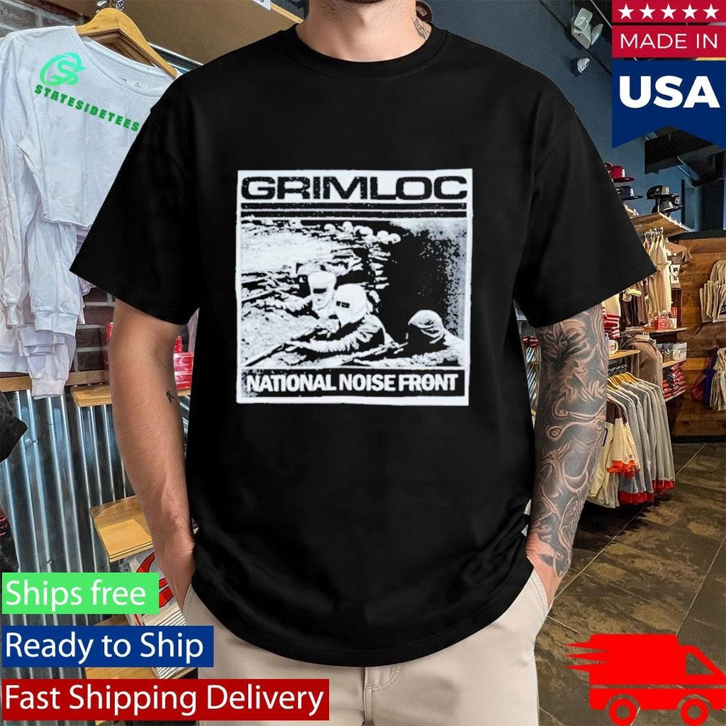 Grimloc National Noise Front Shirt Unisex , , , Long Sleeve Tee