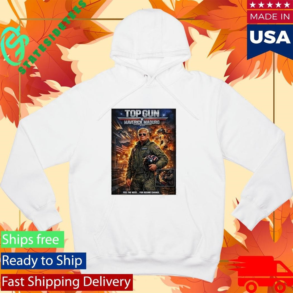 Gun Maverick Maduro Donald Trump Fighter Jet Shirt Unisex , , , Long Sleeve Tee