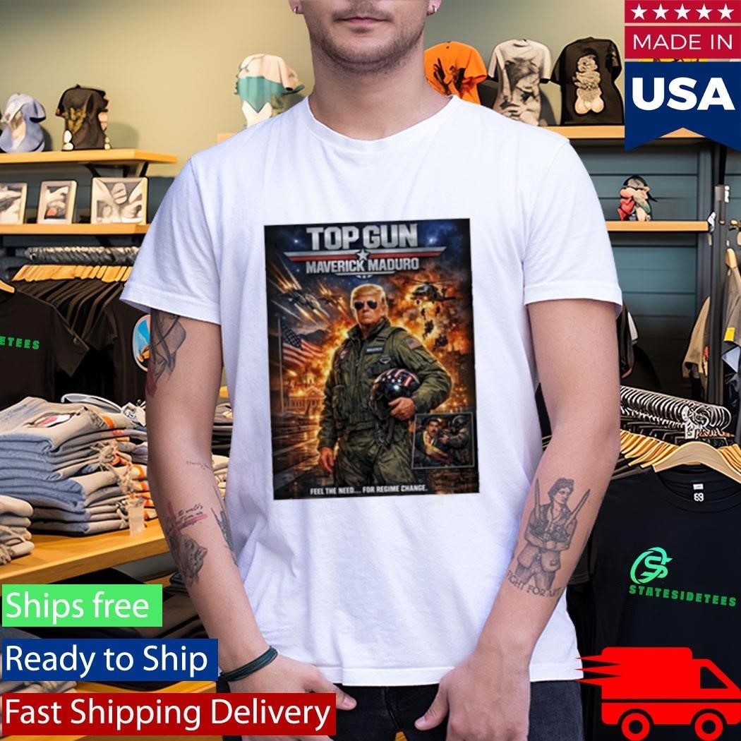 Gun Maverick Maduro Donald Trump Fighter Jet Shirt Unisex , , , Long Sleeve Tee