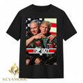 Gun x Trump vs Netanyahu Top Goy tee Unisex , , , Long Sleeve Tee