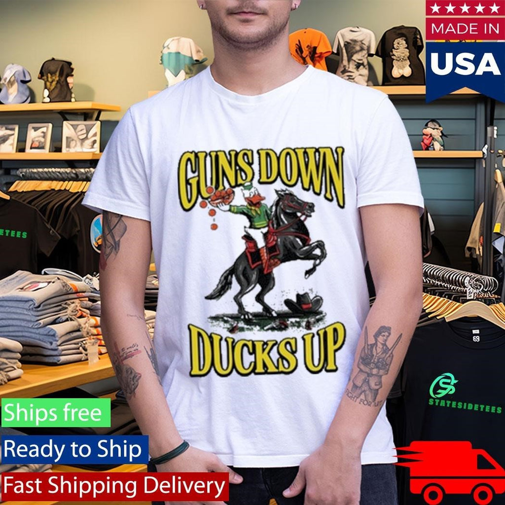 Guns Down Ducks Up Pocket Shirt Unisex , , , Long Sleeve Tee
