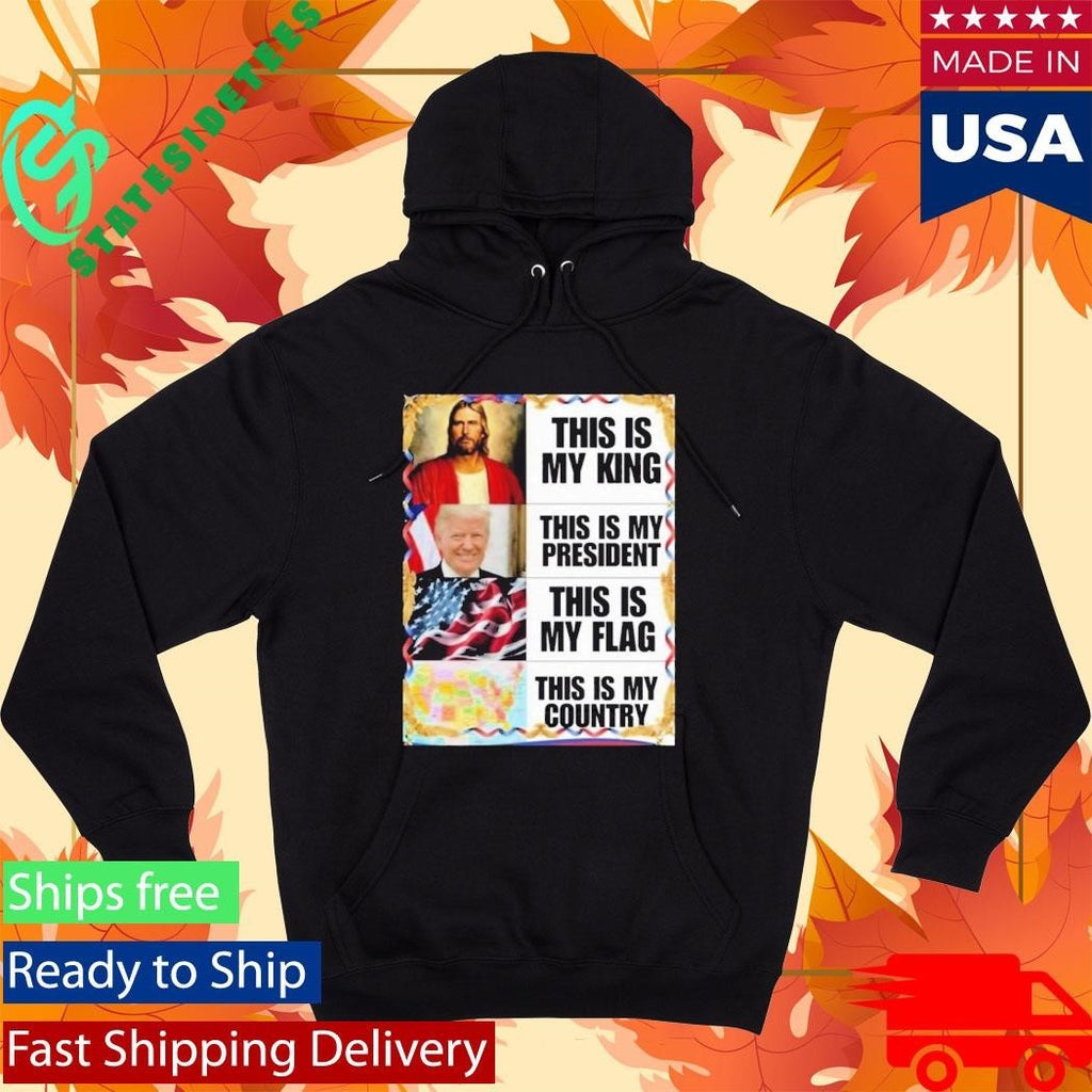 Gunther Eagleman This Is My King President Flag Country Shirt Unisex , , , Long Sleeve Tee
