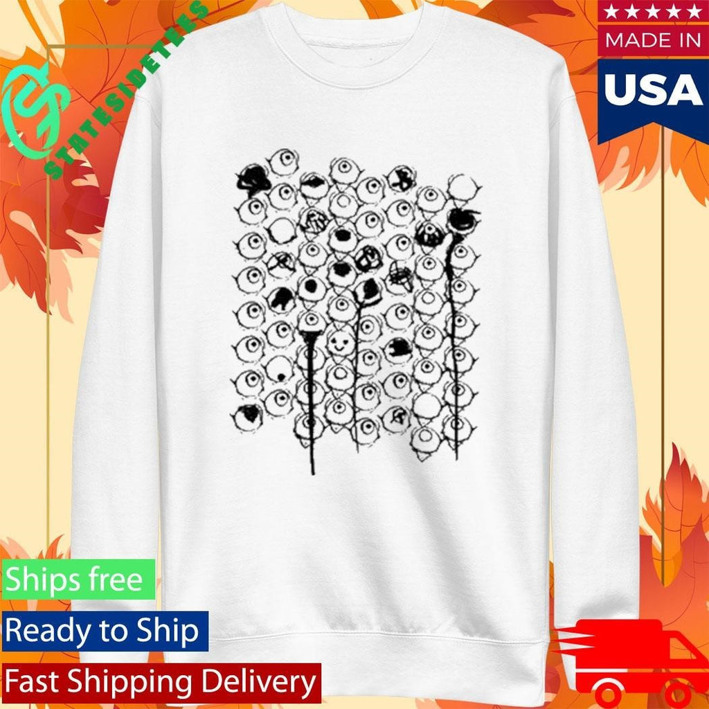 Guqqie White Eye Shirt Unisex , , , Long Sleeve Tee
