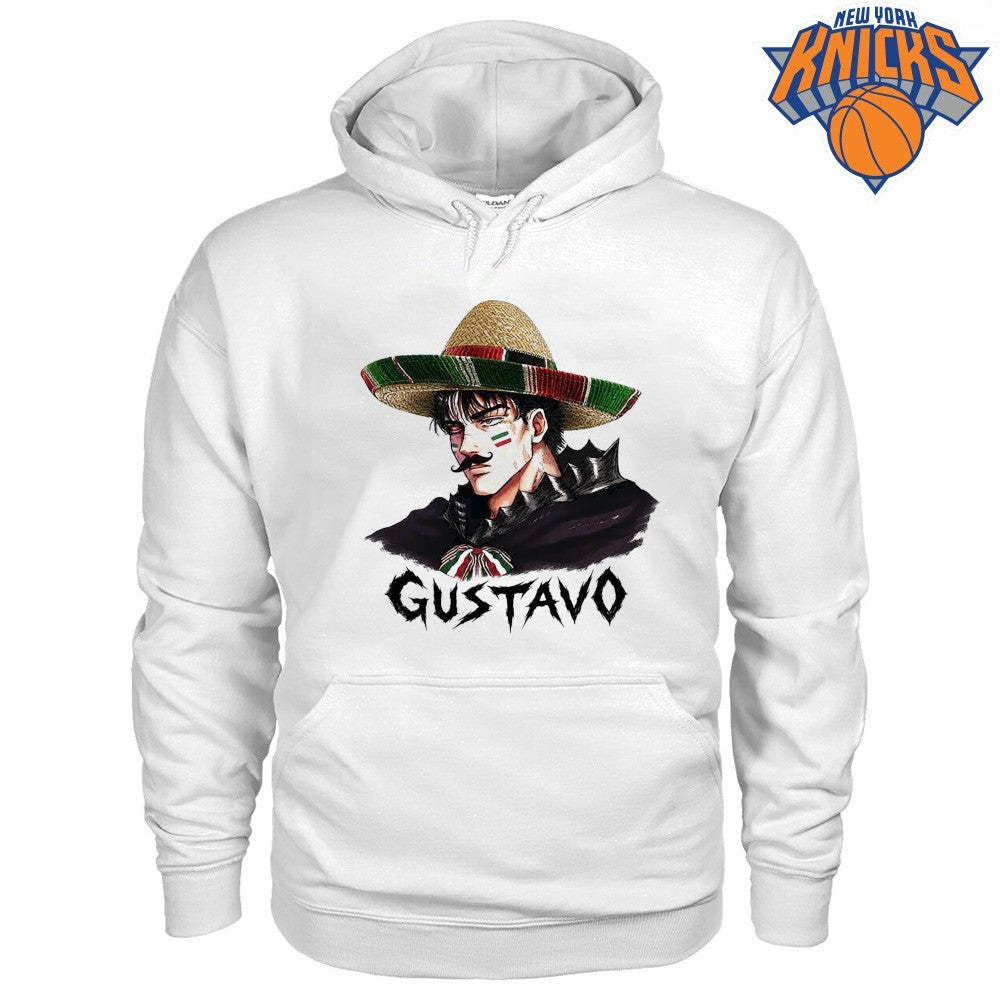 Gustavo Guts Berserk Mexican Sombrero Mustache Anime Shirt