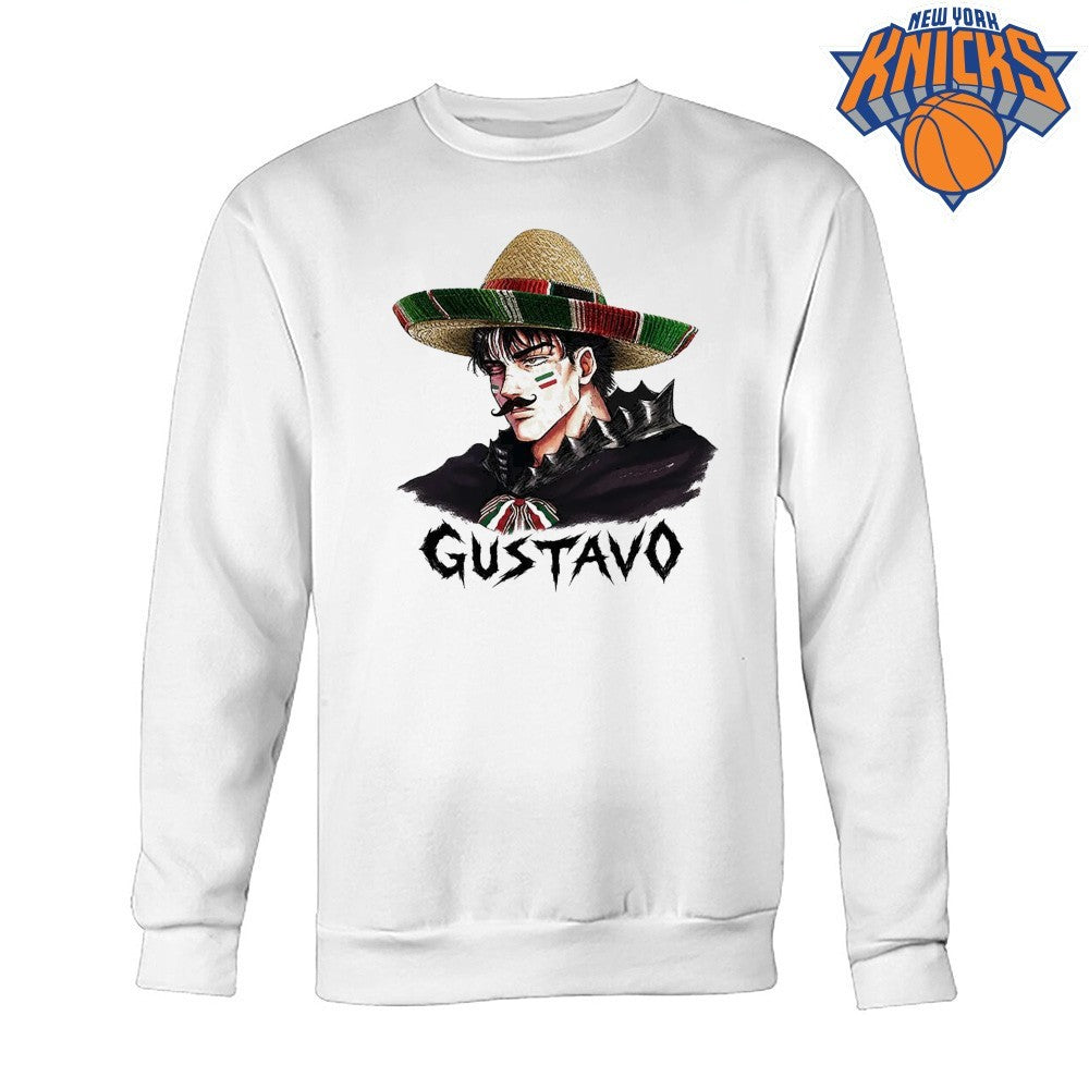 Gustavo Guts Berserk Mexican Sombrero Mustache Anime Shirt
