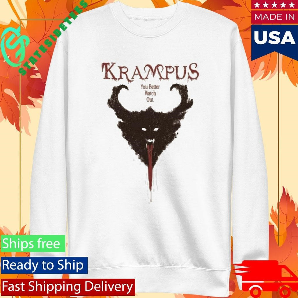 Gutter Garbs Krampus Teaser Shirt Unisex , , , Long Sleeve Tee
