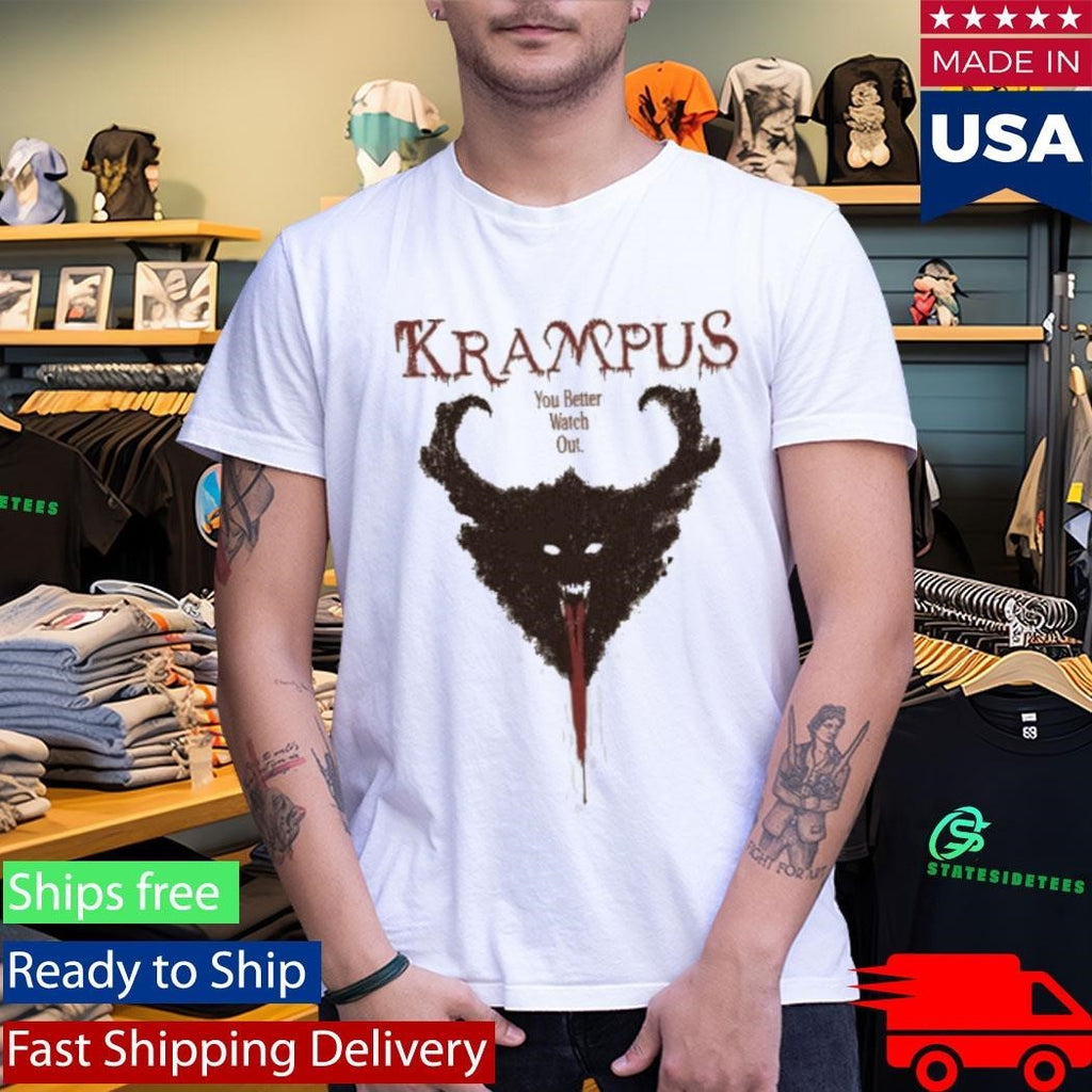 Gutter Garbs Krampus Teaser Shirt Unisex , , , Long Sleeve Tee