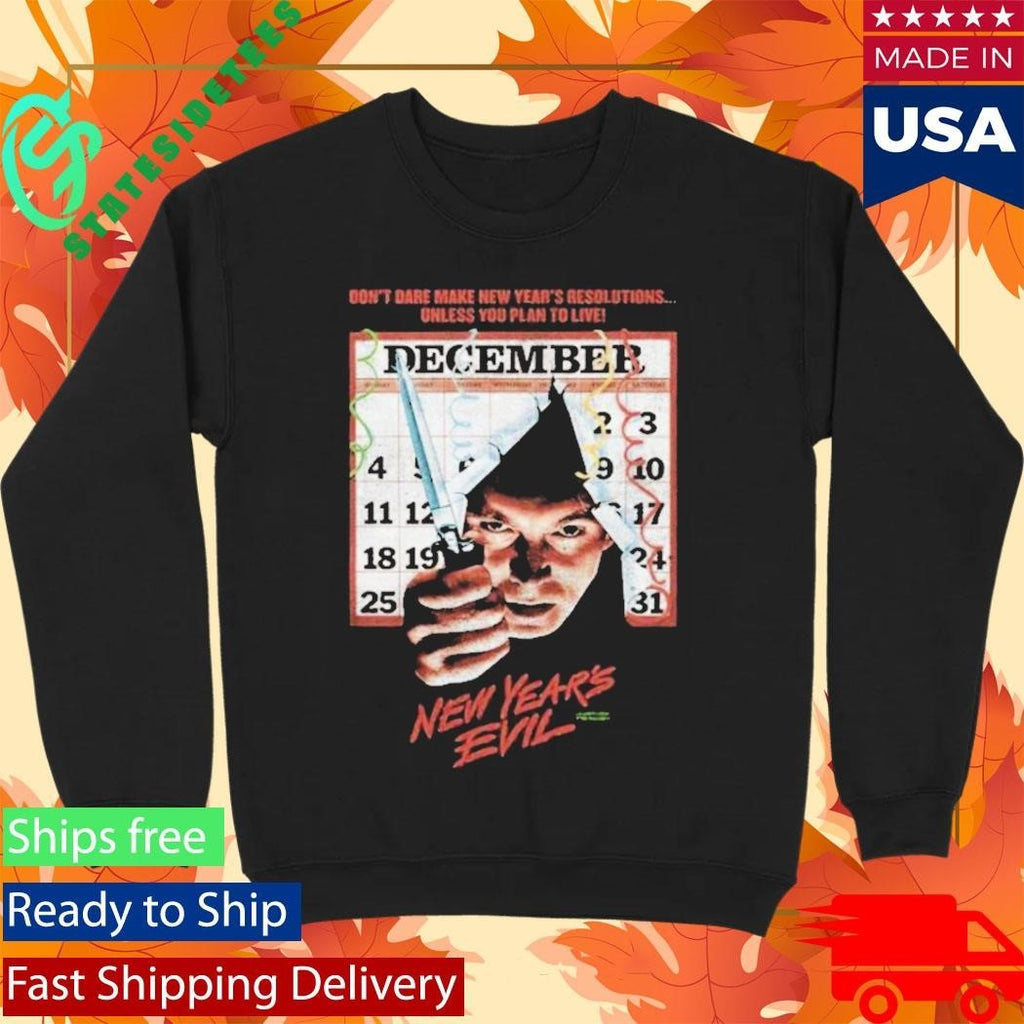 Gutter Garbs New Years Evil Shirt Unisex , , , Long Sleeve Tee