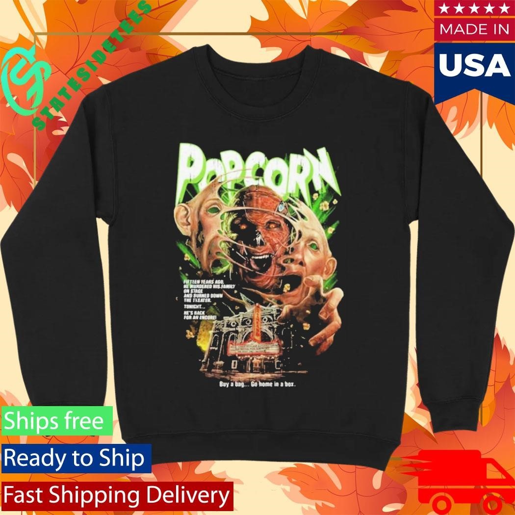 Gutter Garbs Popcorn 35Th Anniversary Shirt Unisex , , , Long Sleeve Tee