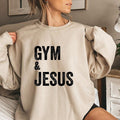Gym Jesus Gym Lover Faith Based Shirt Religious T-Shirts
