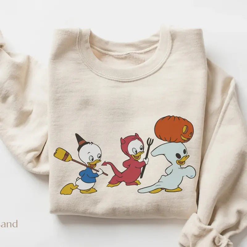Halloween Ducks Shirt Vintage Halloween Trick Treat Retro Halloween Halloween Halloween Her Womenswear T-Shirts