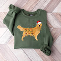 Halloween Golden Retriever Ghost Dog Cotton Fabric T-Shirts