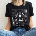 Halloween Songs Shirt Spooky Shirt Lyrics Shirt Hauted Shirt Halloween Ghost Cat Pumpkin Shirt T-Shirts