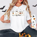 Halloween Ghost Cows Halloween Ghost Shirt Cow Lover Fall Shirt Halloween Funny Halloween T-Shirts