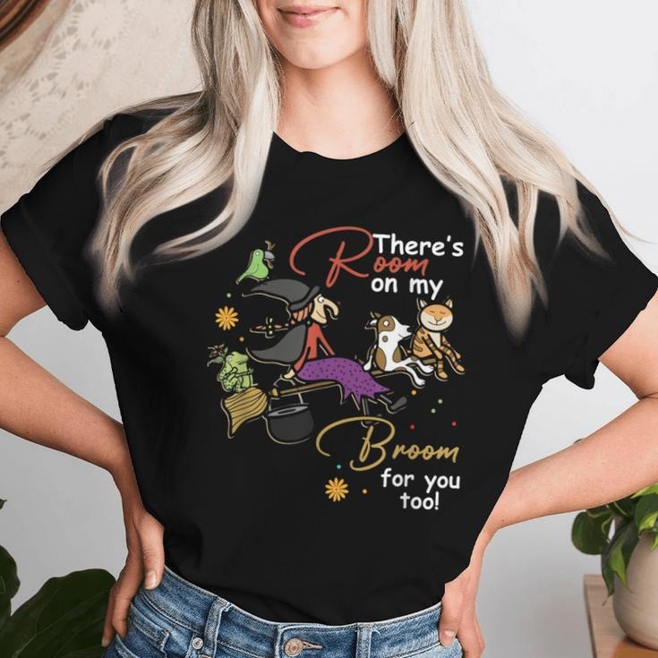 Halloween There'S Room My Broom You Too Teacher T-Shirts