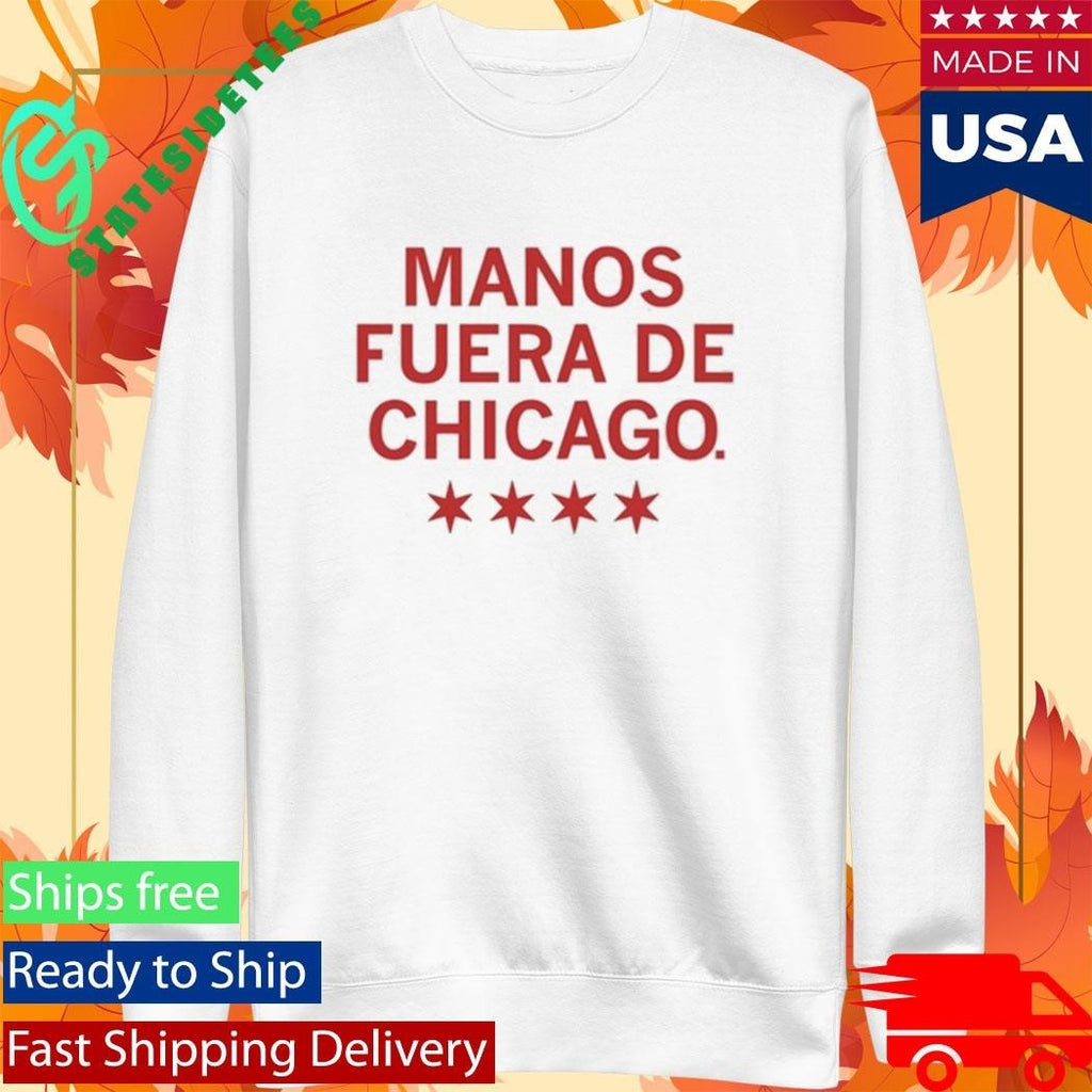 Hands Off Chicago Spanish Shirt Unisex , , , Long Sleeve Tee