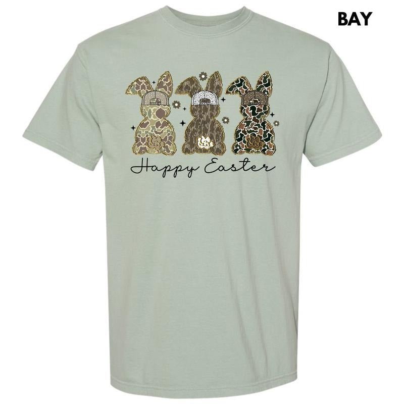 Happy Camo Easter Comfort Colors 'NLB' T-Shirts