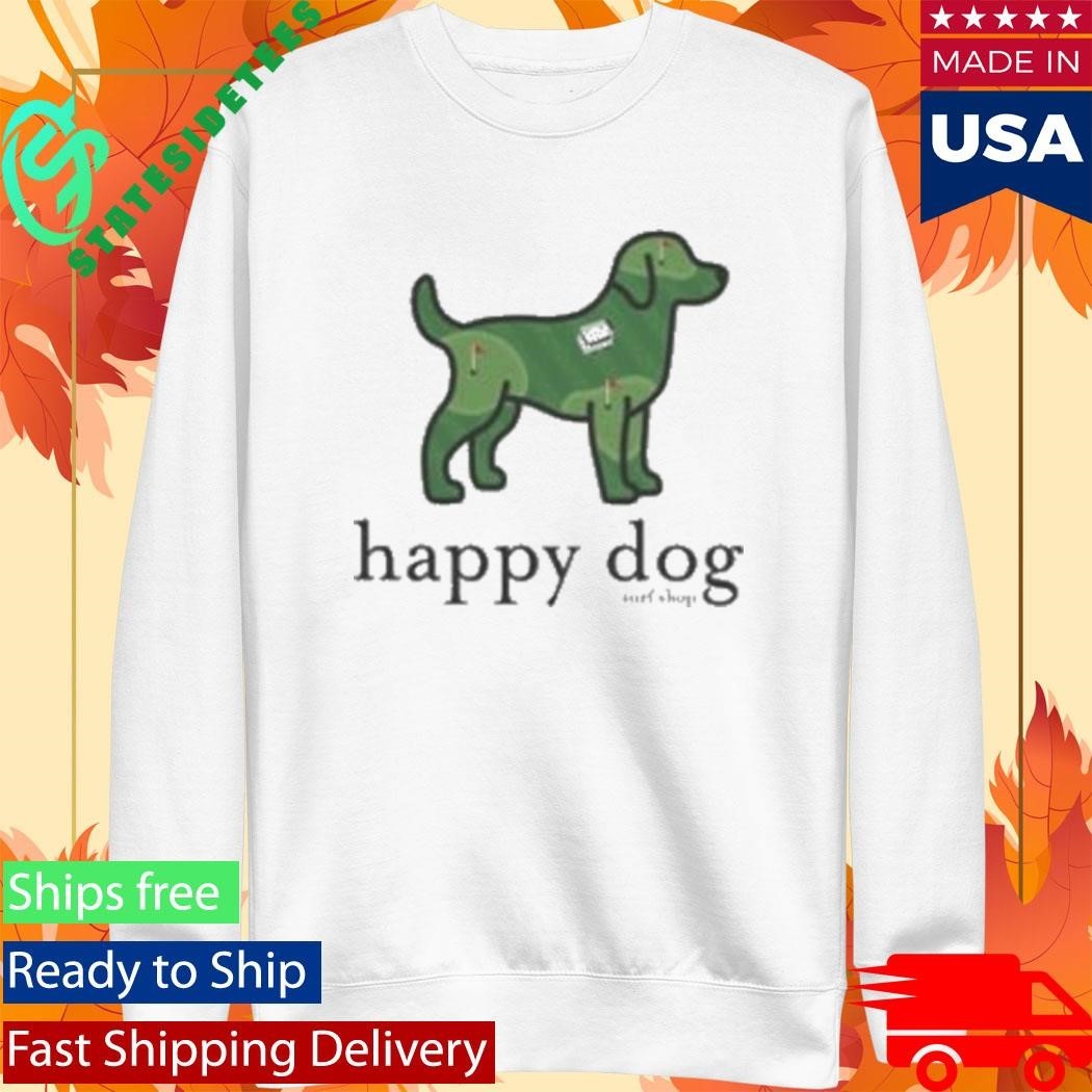 Happy Dog Surf Golf Shirt Unisex , , , Long Sleeve Tee
