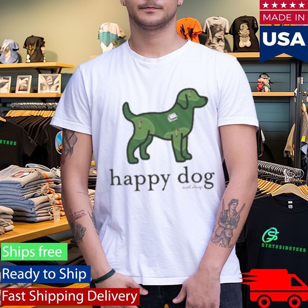 Happy Dog Surf Golf Shirt Unisex , , , Long Sleeve Tee