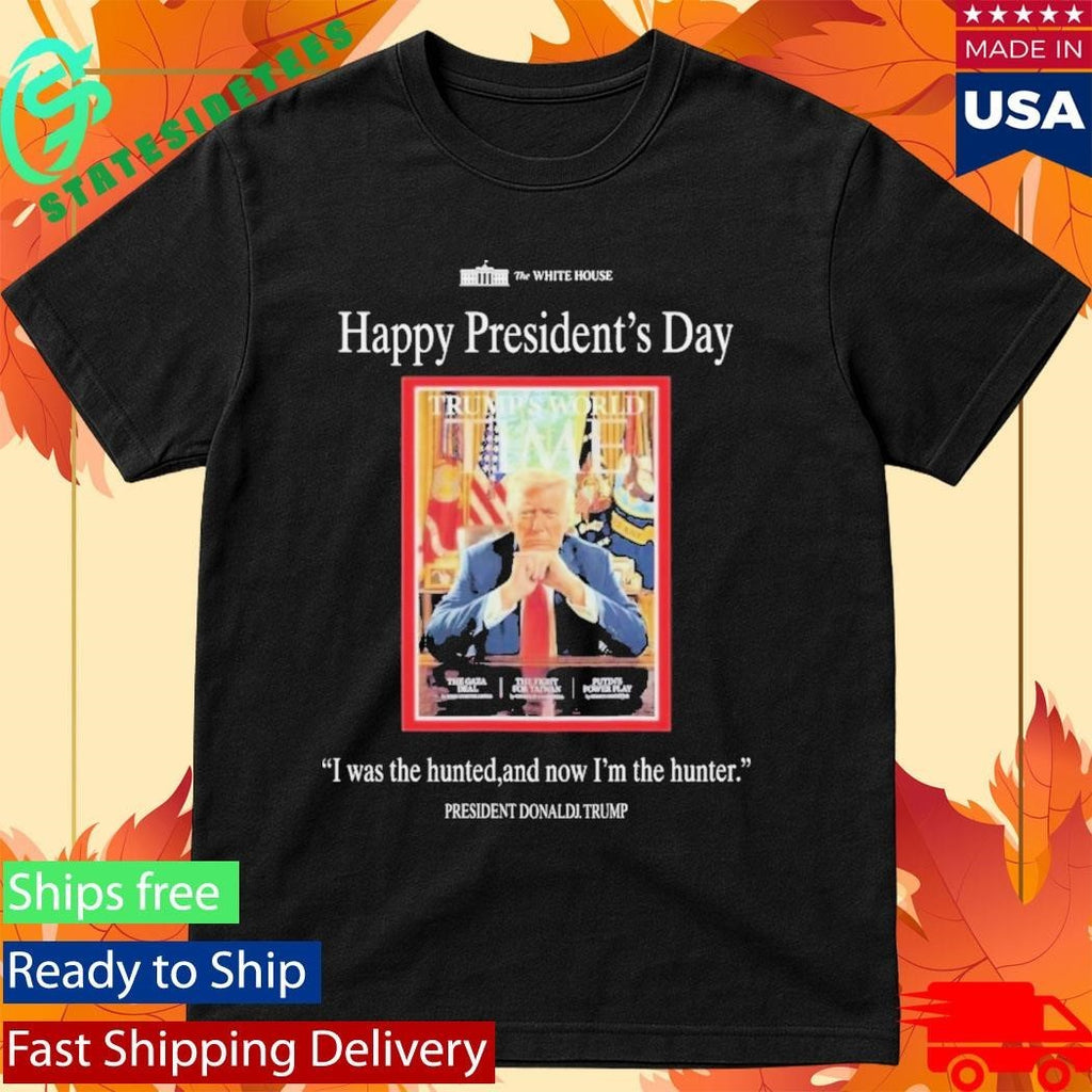 Happy Presidents Day Donald Trump The Hunter Shirt Unisex , , , Long Sleeve Tee