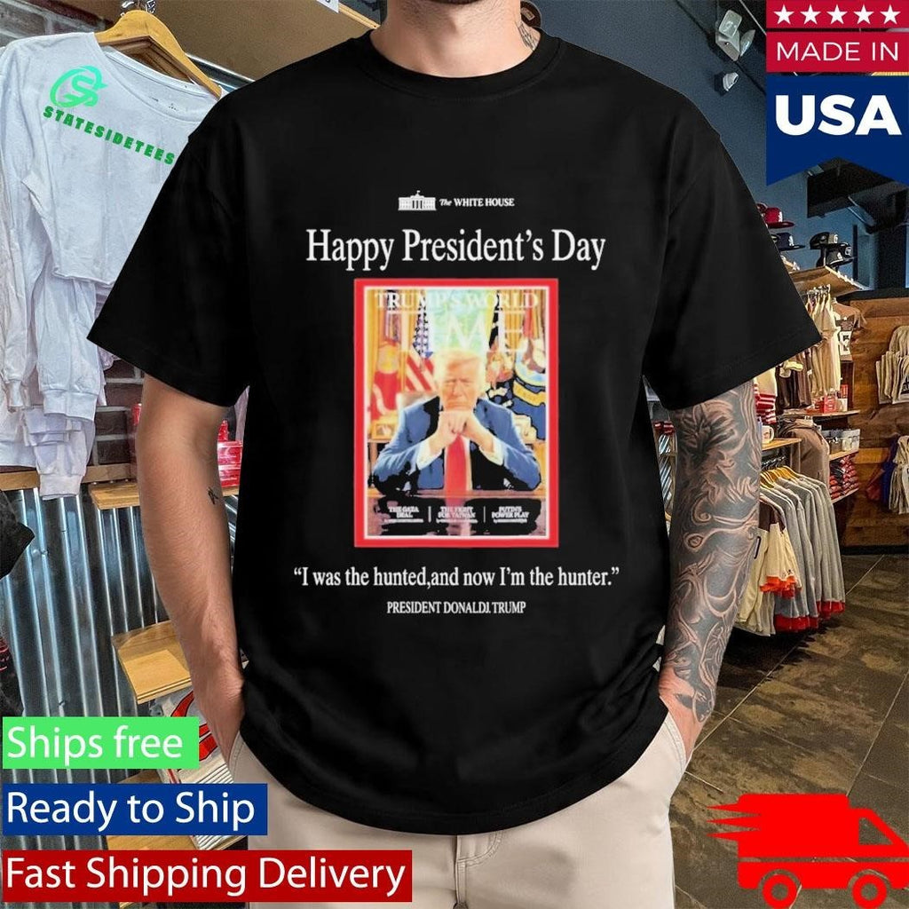 Happy Presidents Day Donald Trump The Hunter Shirt Unisex , , , Long Sleeve Tee