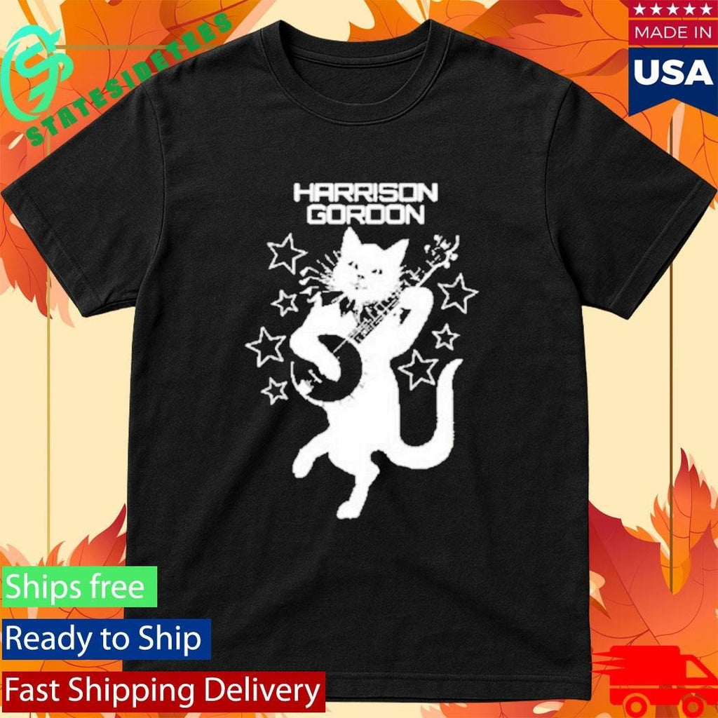 Harrison Gordon Banjo Cat Shirt Unisex , , , Long Sleeve Tee