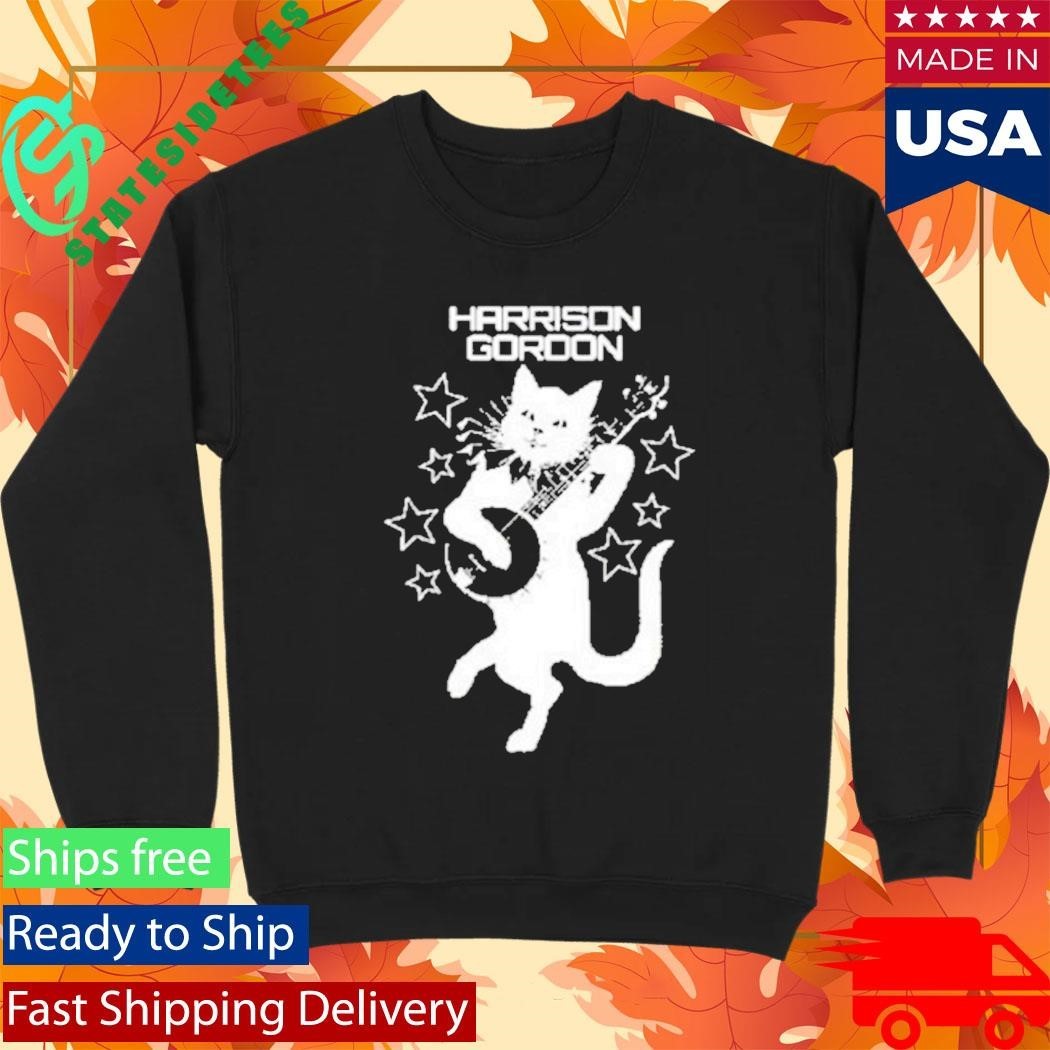 Harrison Gordon Banjo Cat Shirt Unisex , , , Long Sleeve Tee