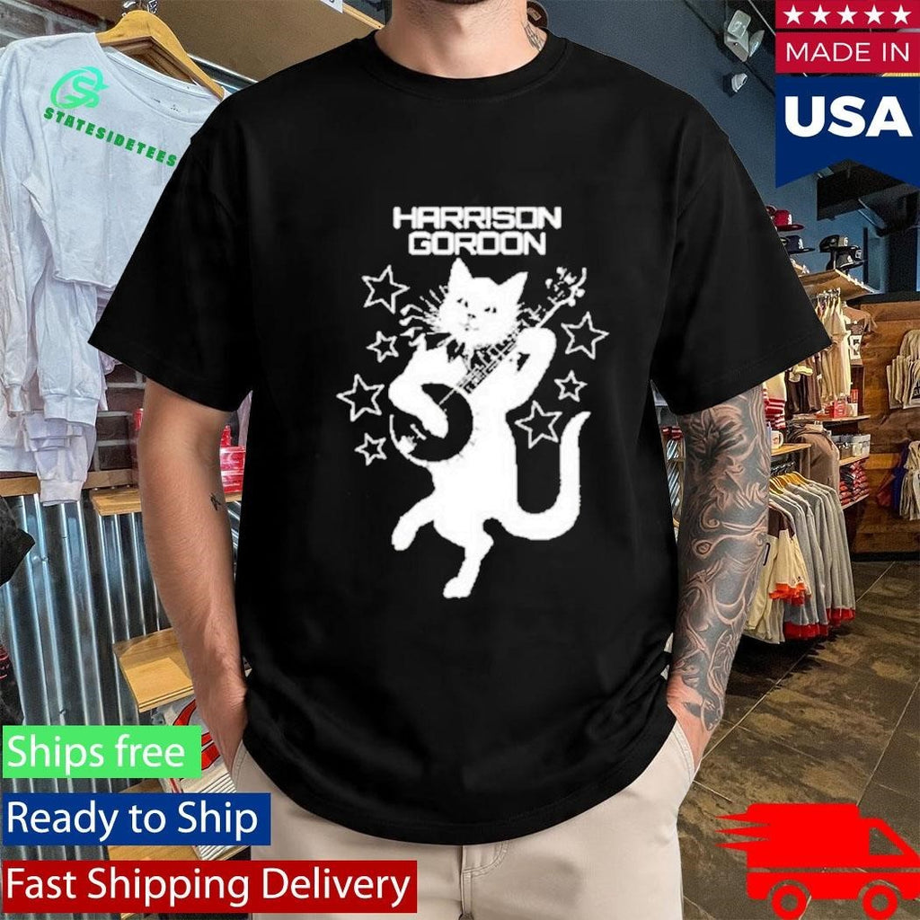 Harrison Gordon Banjo Cat Shirt Unisex , , , Long Sleeve Tee