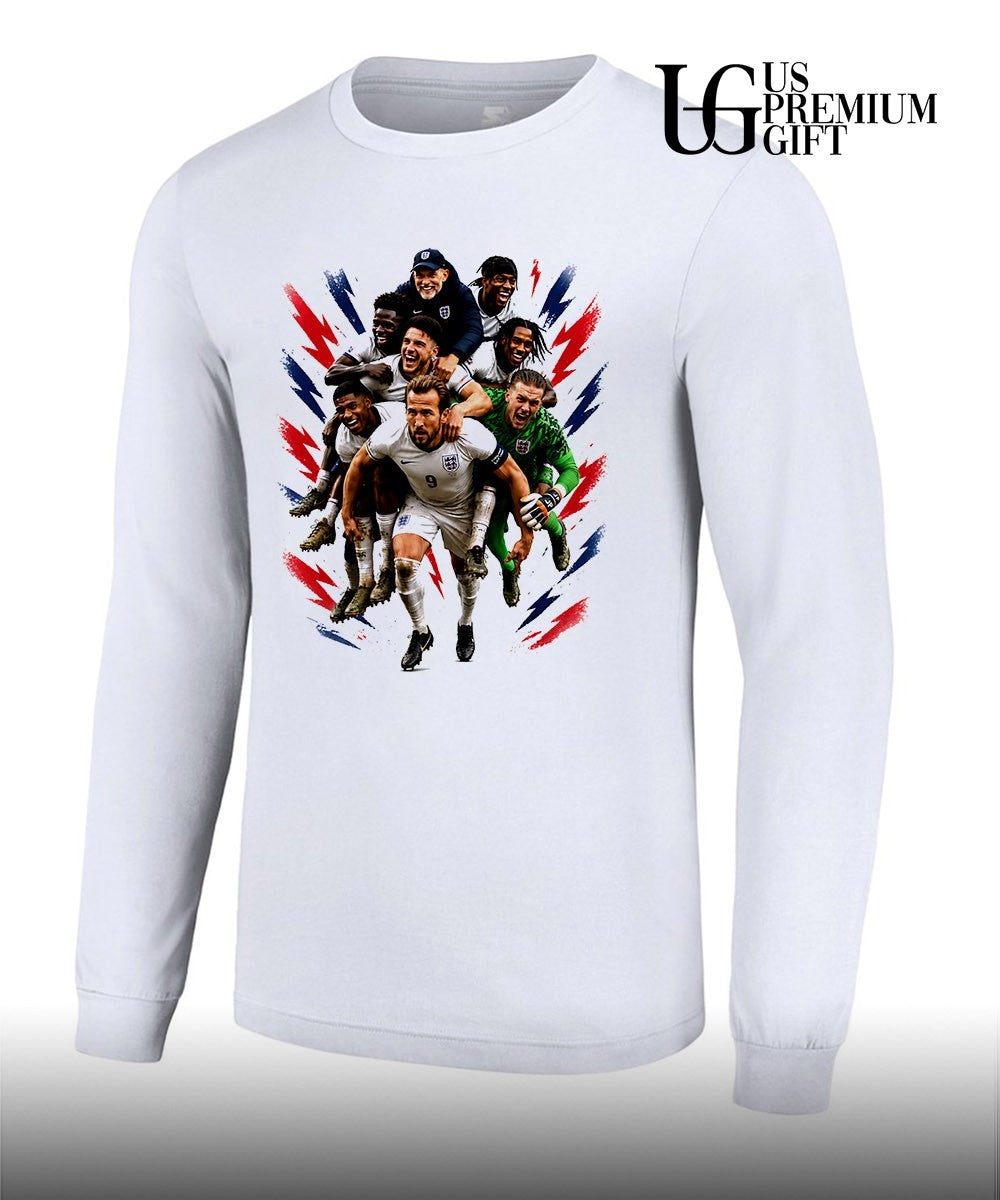 Harry Kane and Jude Bellingham Goal celebration flag of England shirt
