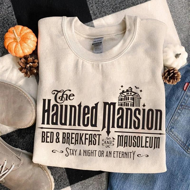 Haunted Mansion Hitchhiking Ghosts Madame Leota Welcome Foolish Mortals T-Shirts