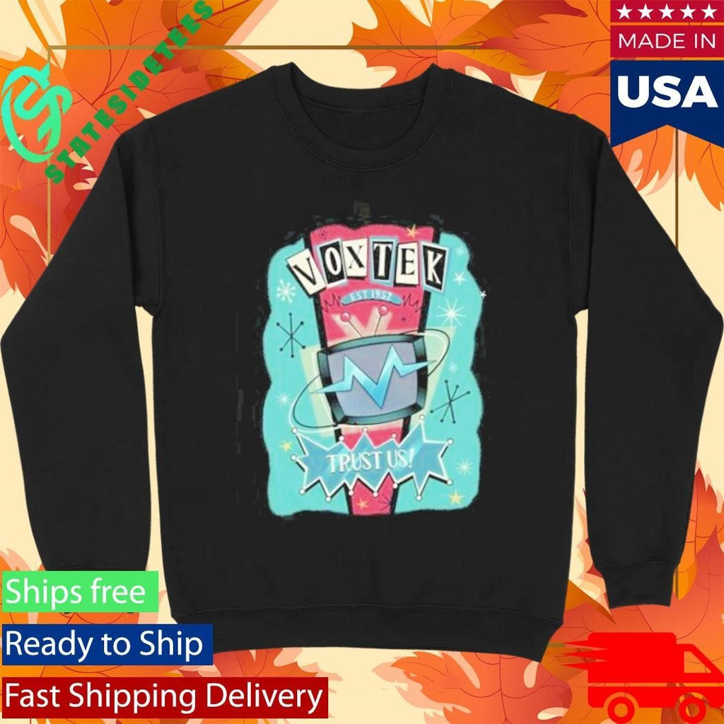 Hazbin Hotel Retro Voxtek Shirt Unisex , , , Long Sleeve Tee