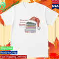 He Sees What You’ve Been Reading Spicy Santa Silent Book Shirt Unisex , , , Long Sleeve Tee