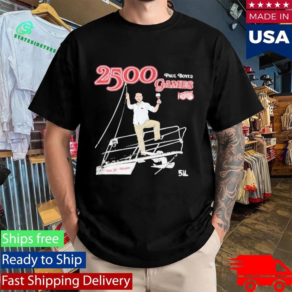 Head Equipment Manager Paul Boyer 2500 games Shirt Unisex , , , Long Sleeve Tee