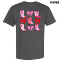 Heart Boot Bow Collage Comfort Colors 'NLB' T-Shirts